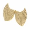 gold earrings made of stainless steel
